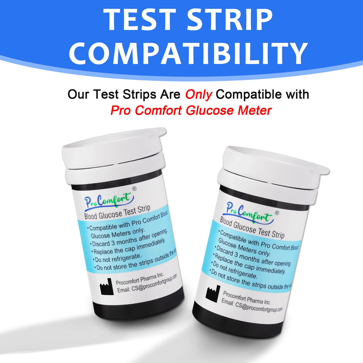 Glucose Test Strips 100 Count No Coding H55968