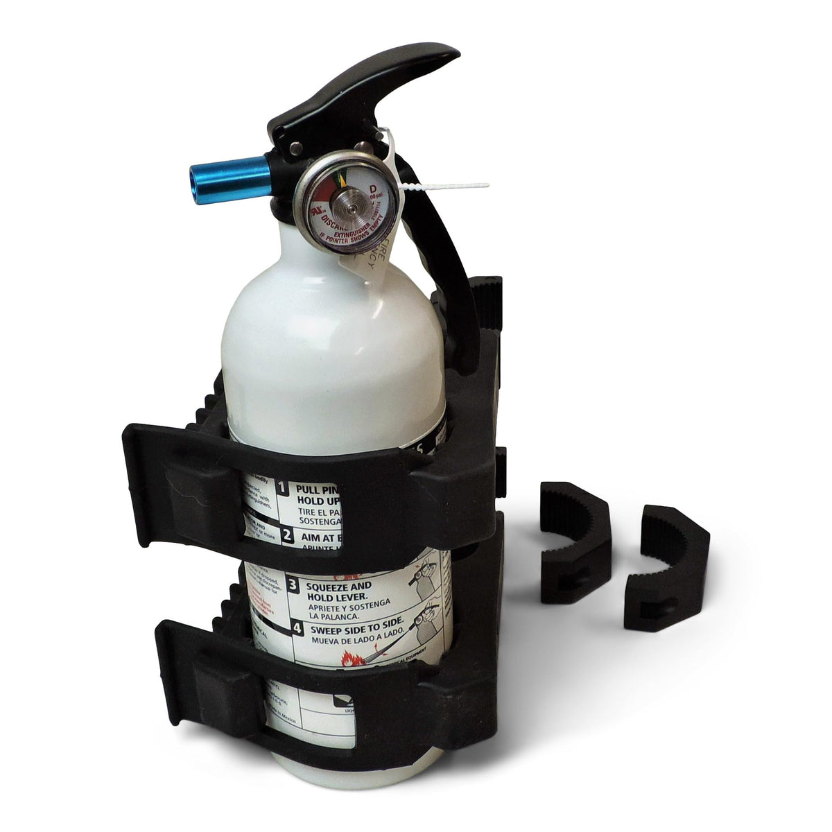 Fire Extinguisher Kit with 2.5lb Extinguisher & No-Tools Mount W58589