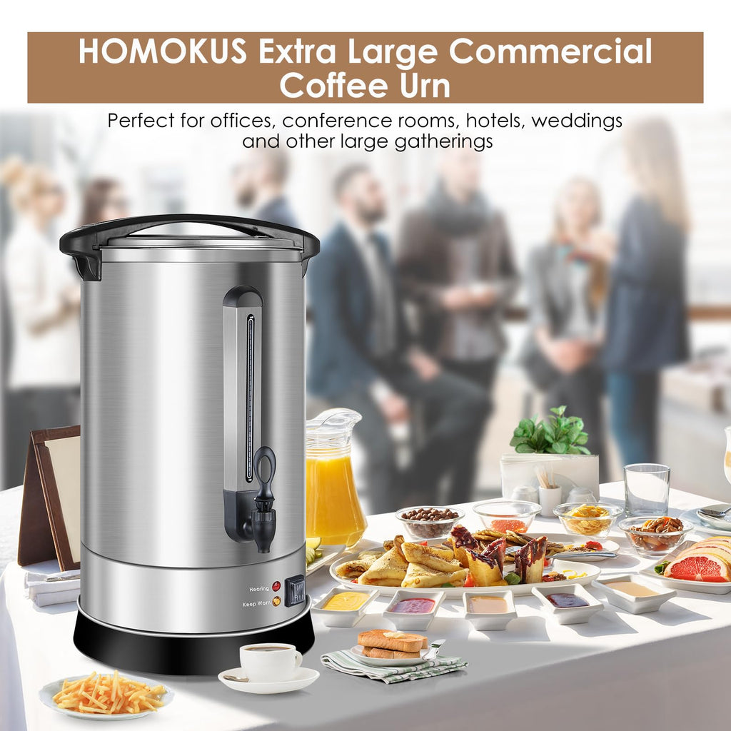 120 Cup 18L Stainless Steel Commercial Coffee Urn Y237572