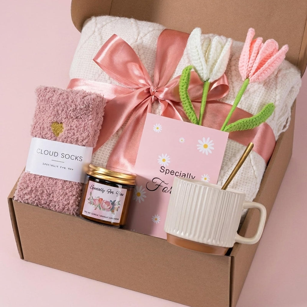 Pink Self Care Package Box E5092