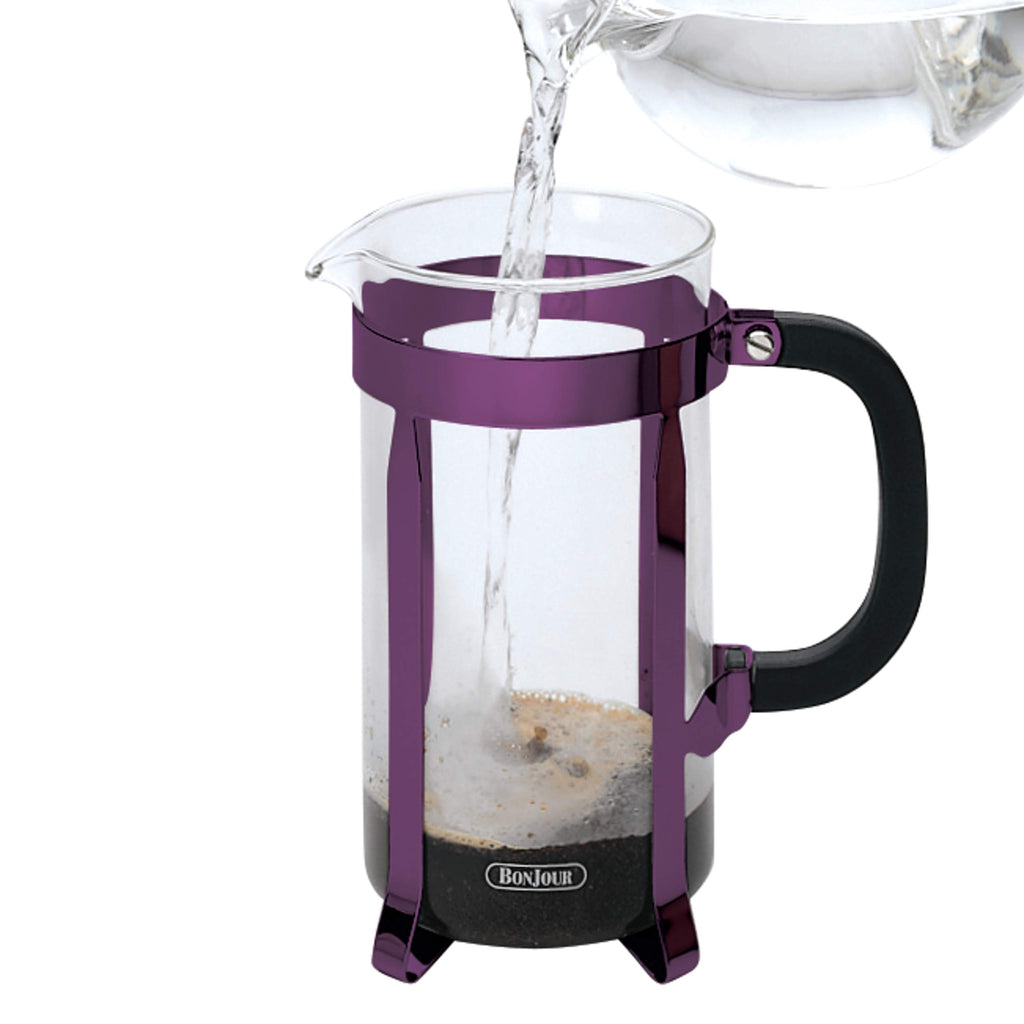 French Press Coffee Maker 8 Cup Purple I148844