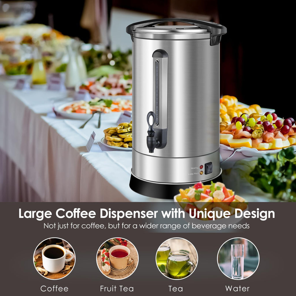 120 Cup 18L Stainless Steel Commercial Coffee Urn Y237572