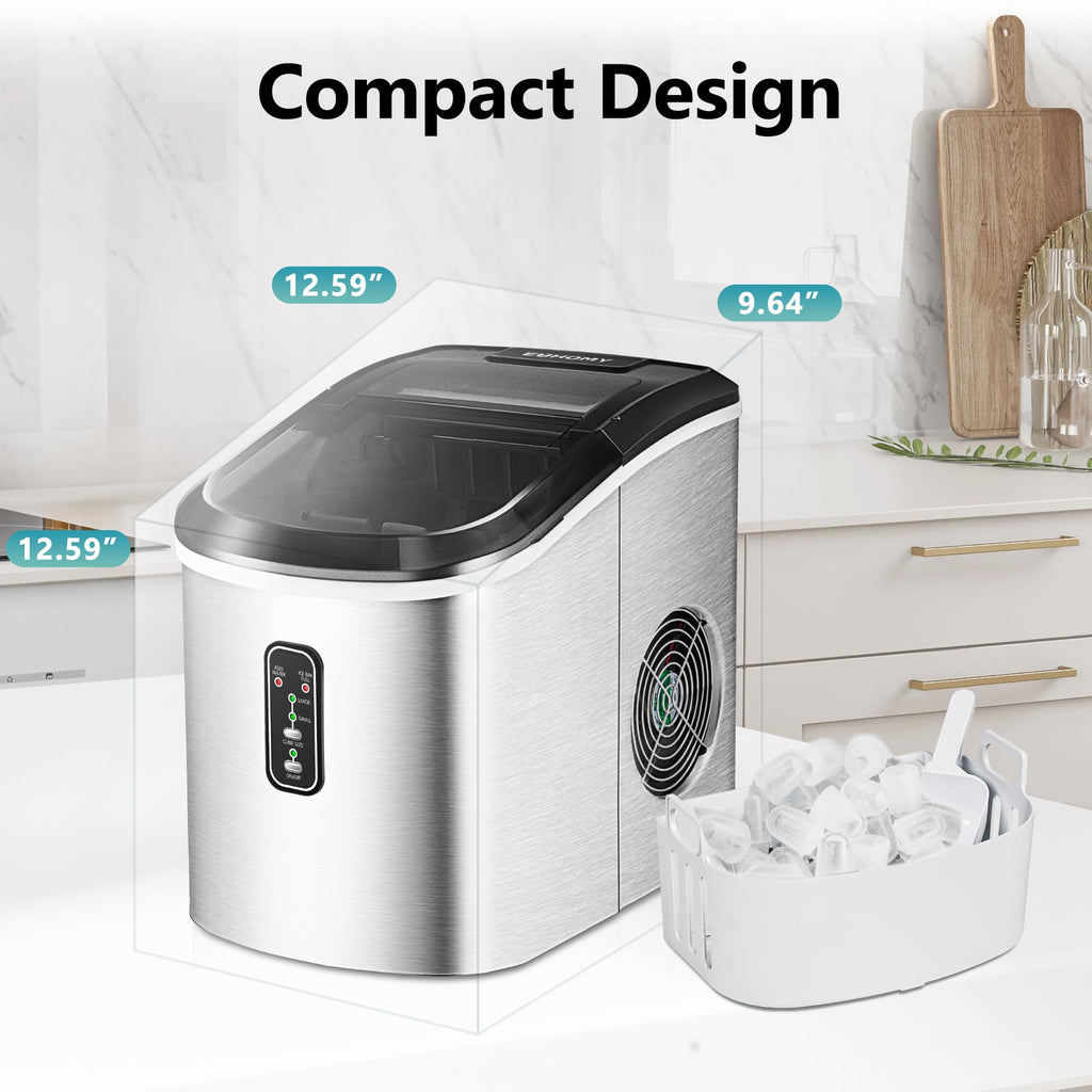 Countertop Ice Maker with Ice Scoop and Basket G4694