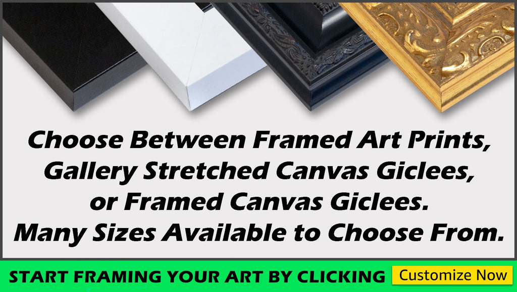Custom Framed Art Print Giclee Print or Canvas D428425