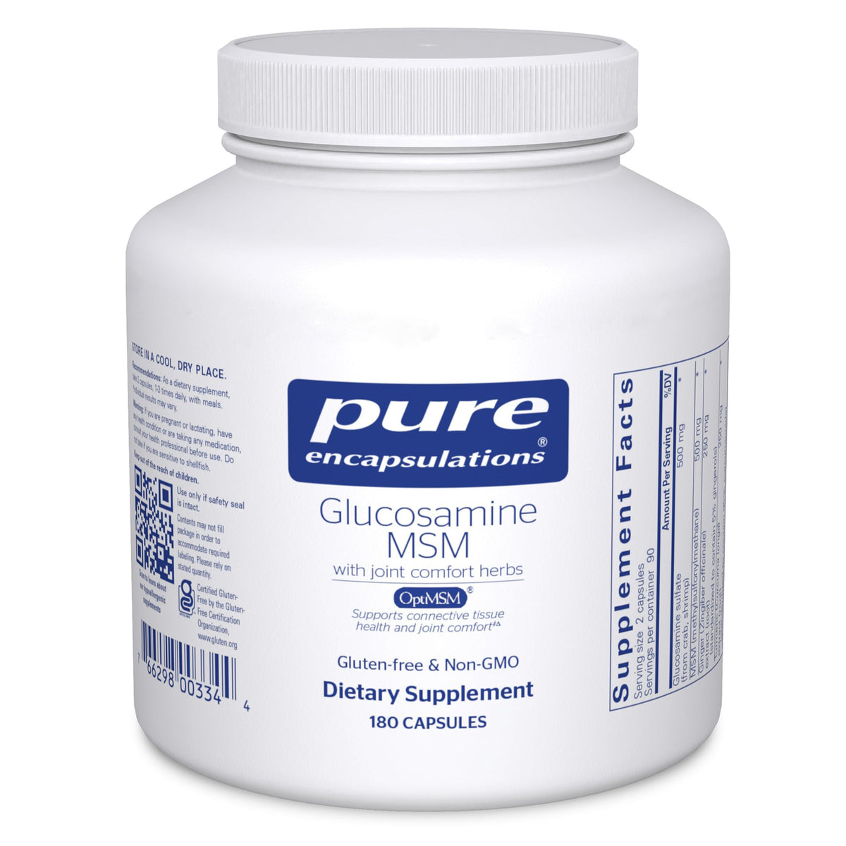 Glucosamine MSM 180 Capsules J764808