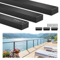 Black Aluminum Handrail 3 Pack L9933