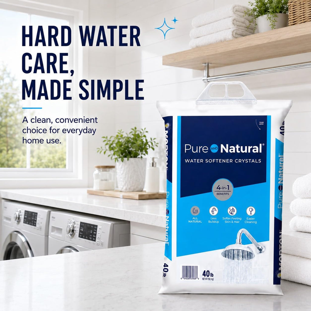 Water Softener Salt Crystals 40 lb 2 Pack Z85291