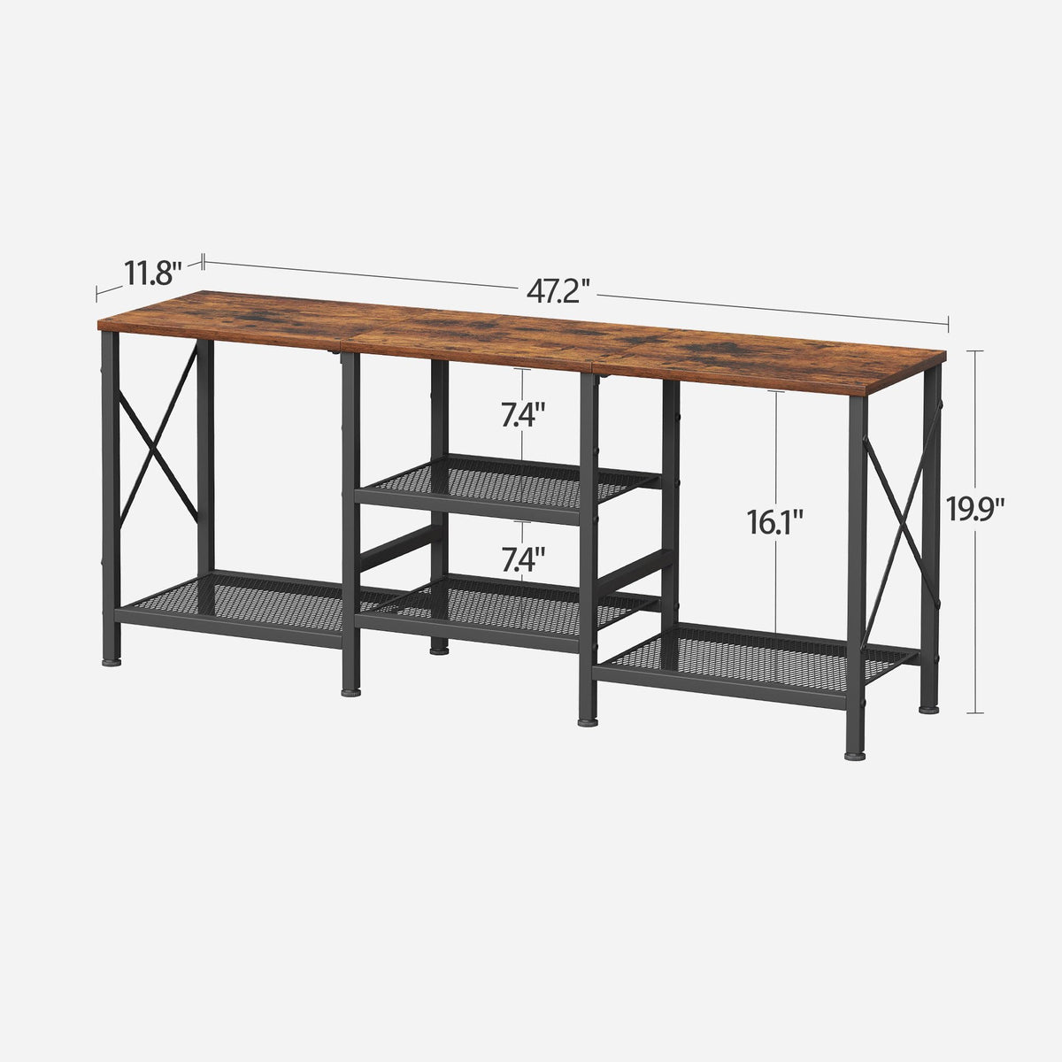 55 Inch 3-Tier TV Stand V433