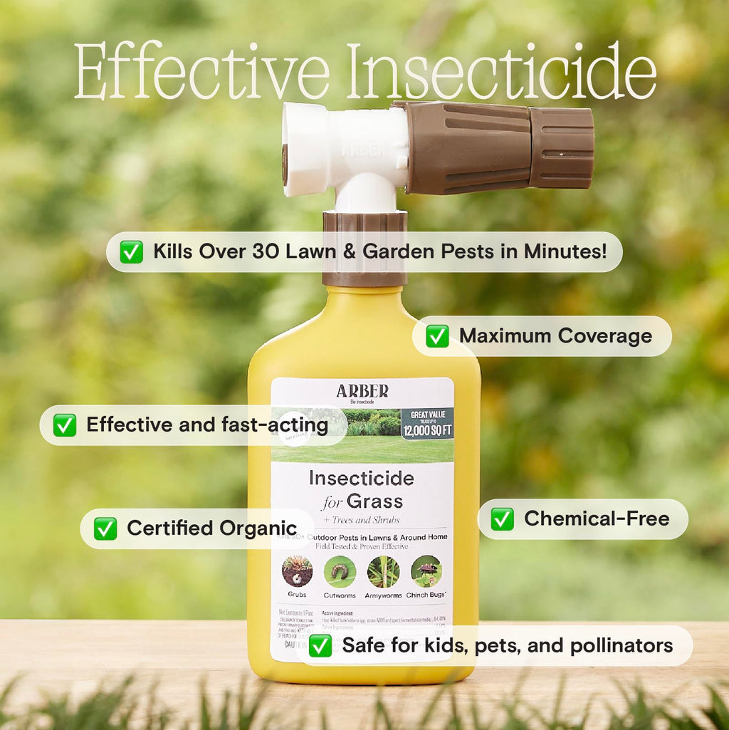 Organic Grub Killer & Lawn Insecticide 16 oz S3965