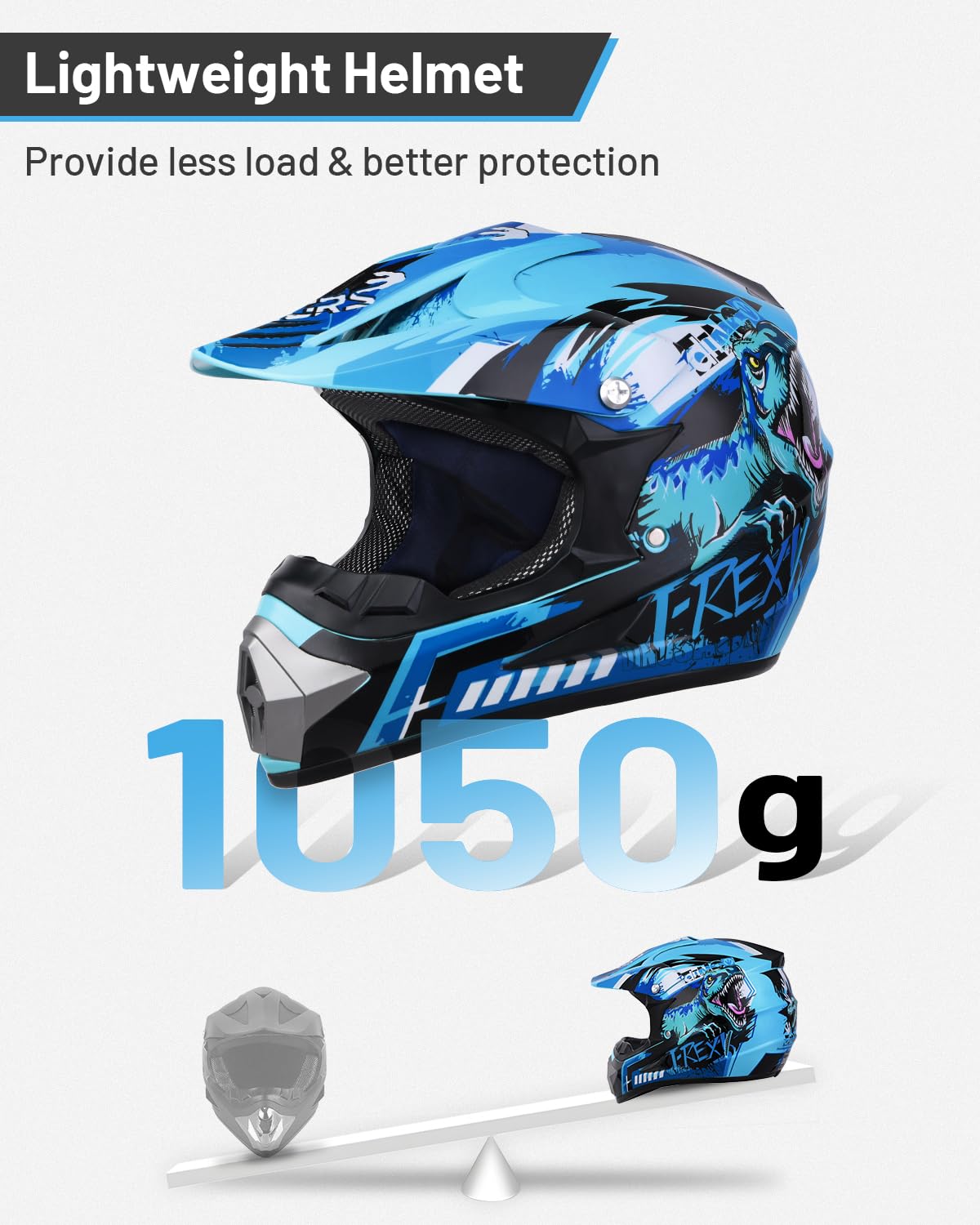 Youth DOT Approved Full Face Motocross Helmet G5760