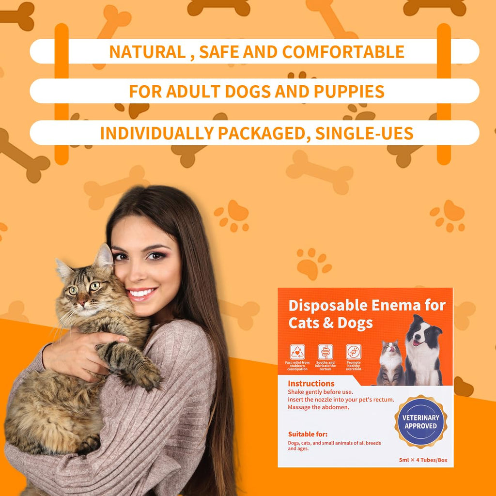 Disposable Enema for Cats & Dogs 5 mL 4 Pack I4331