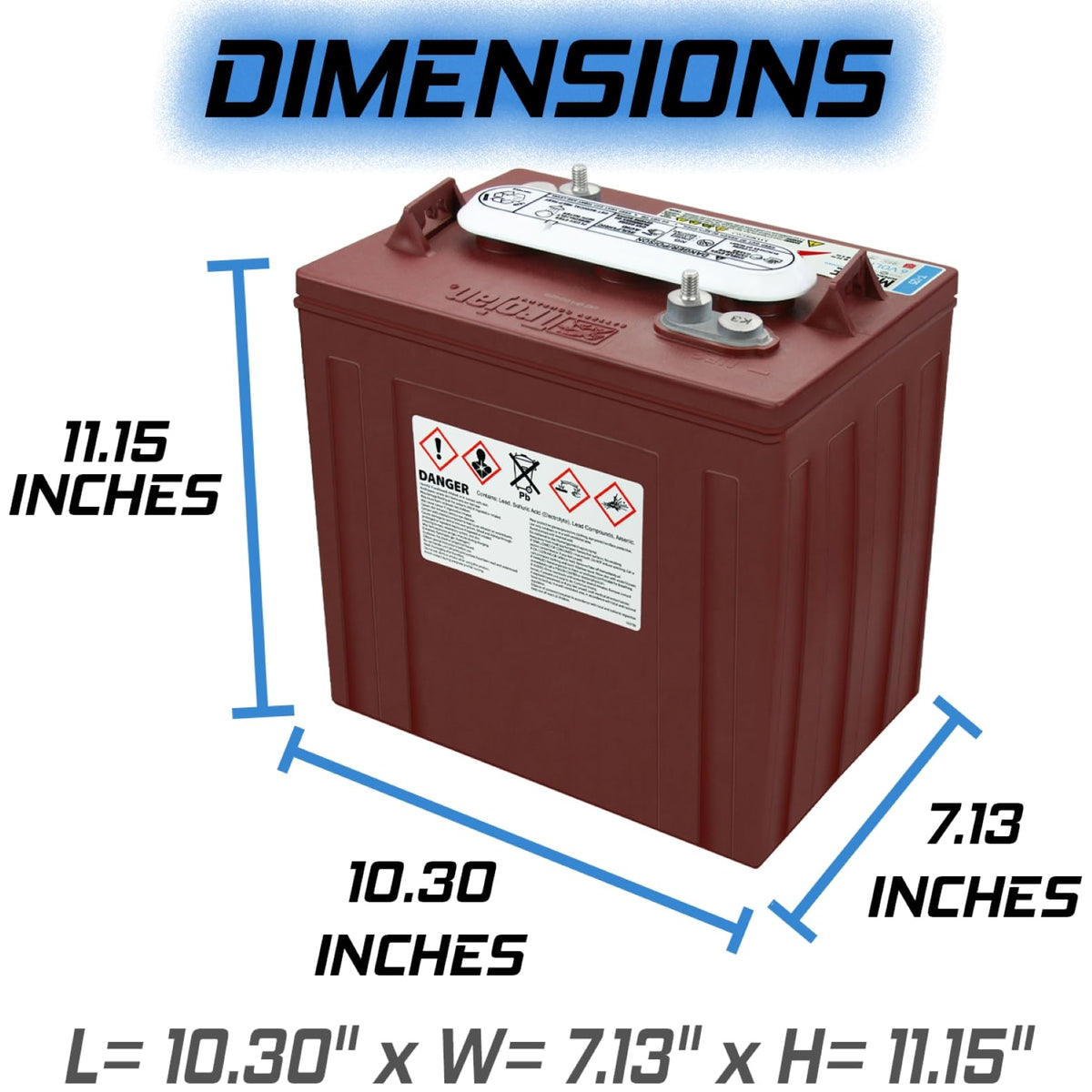6V 240Ah Deep Cycle Battery 4 Pack N20162