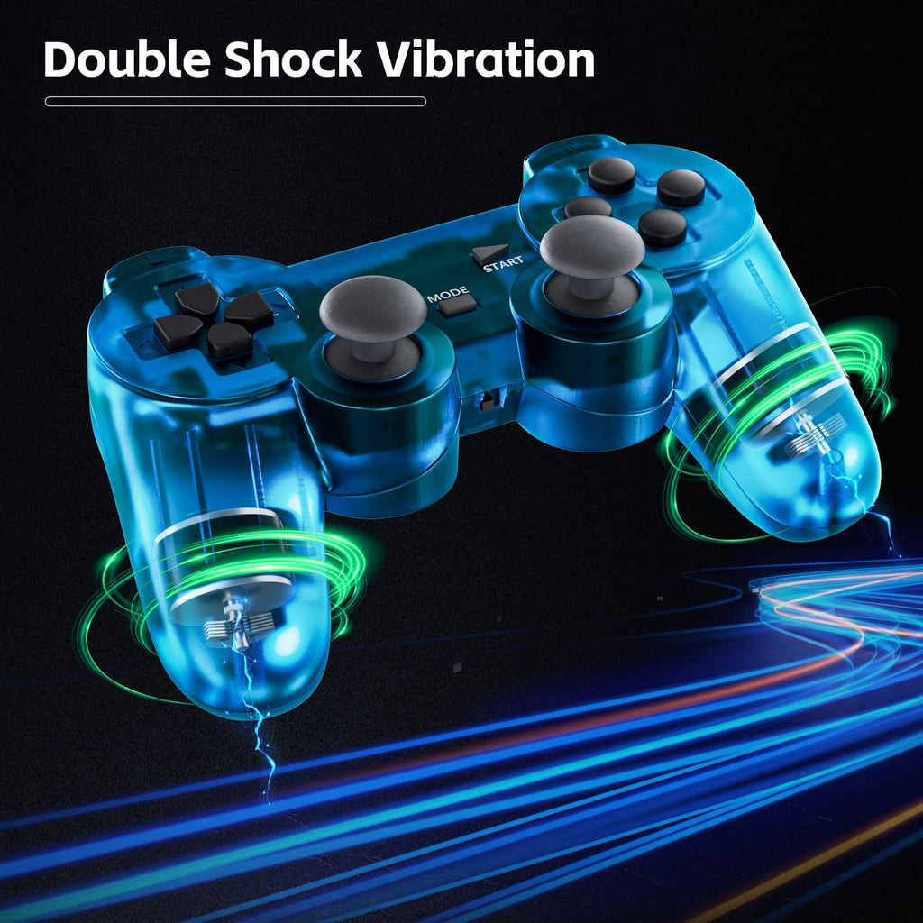 Wireless Controller Double Vibration ClearBlue and ClearGreen Z590948