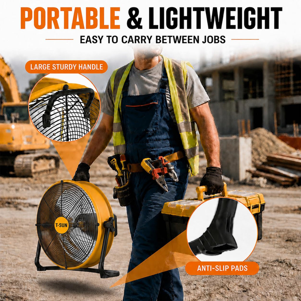 16" Cordless Battery Powered Fan K91444