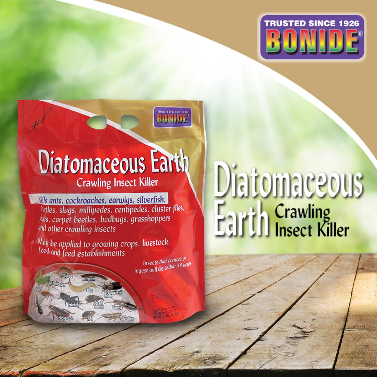 Diatomaceous Earth Crawling Insect Killer 5 lbs G311434