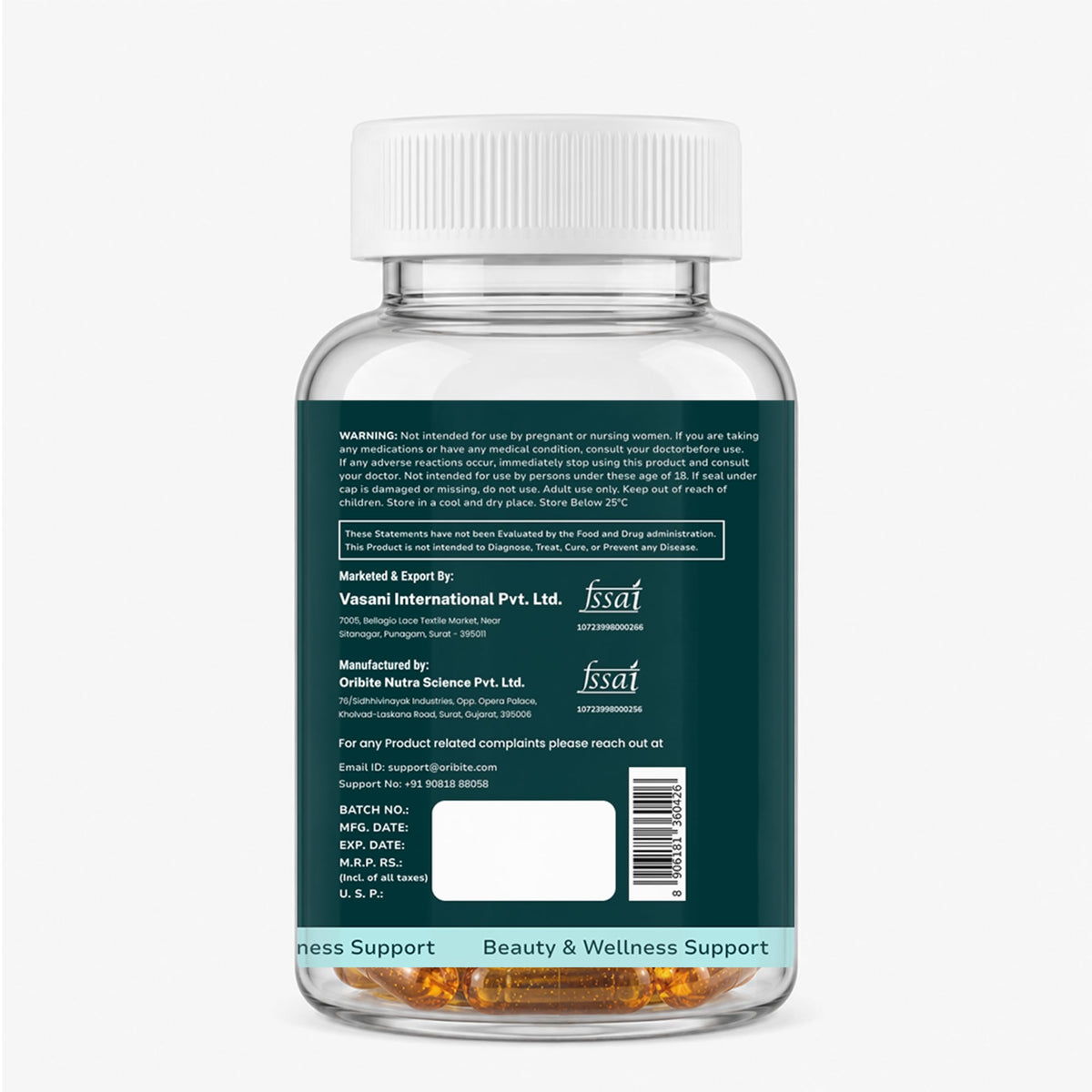 Moringa Seed Oil 1000mg 60 Capsules Q1198