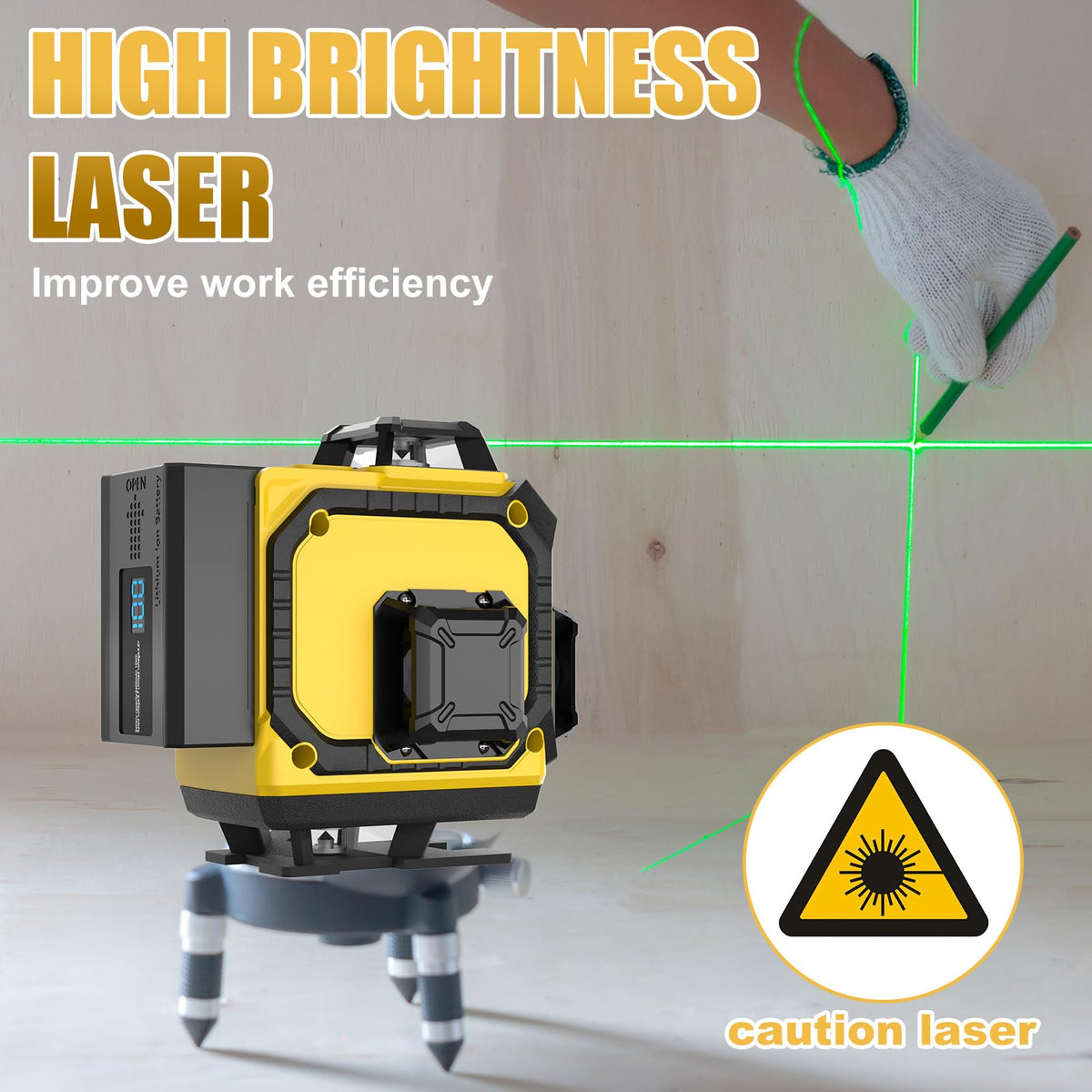 16 Laser Level with Tripod H55660