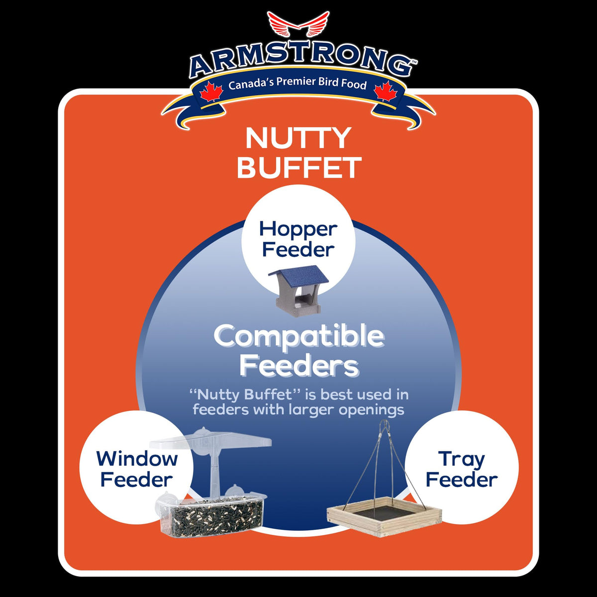 20 Pounds Bird Food with Peanuts Cashews Walnuts Pecans Almonds and Brazil Nuts A318