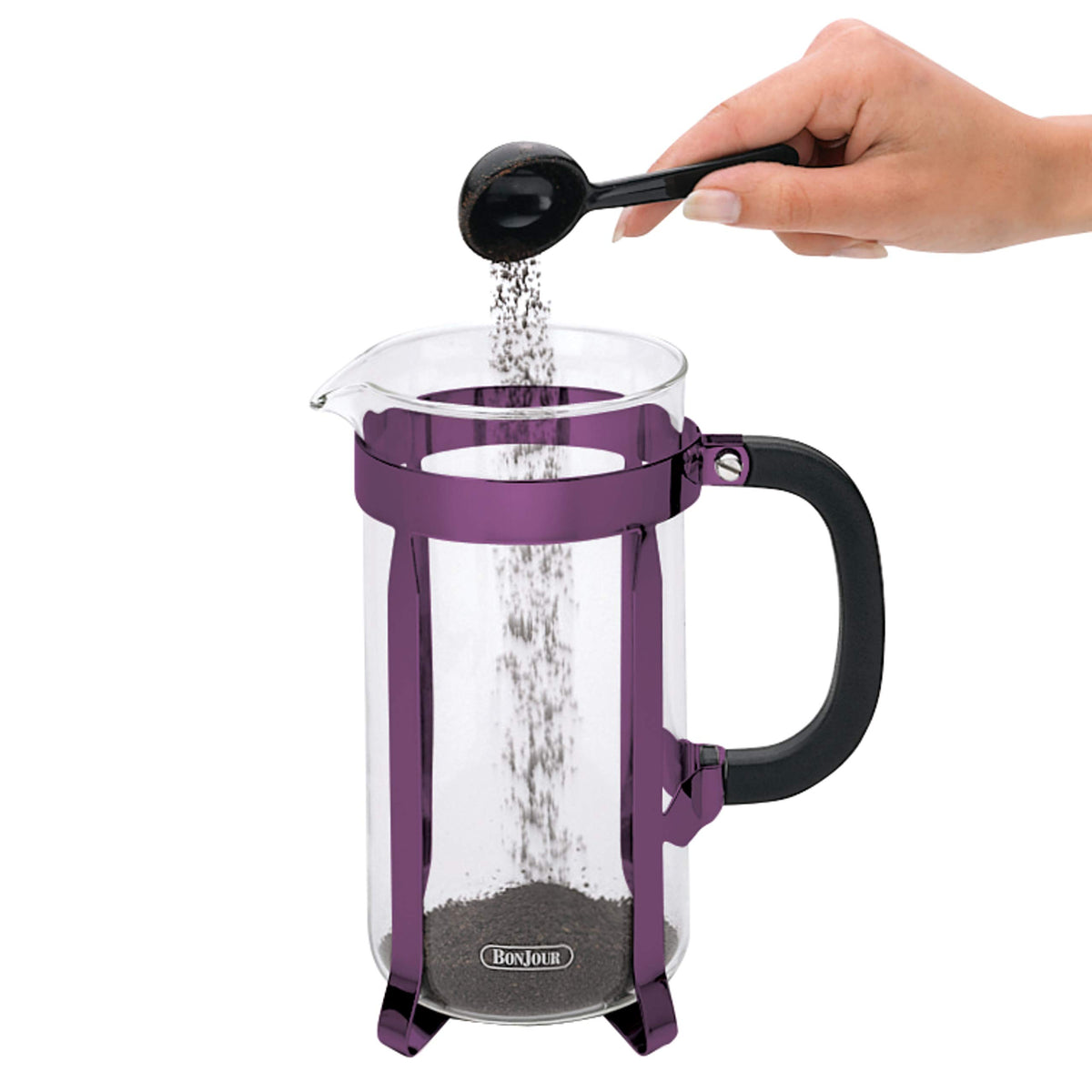 French Press Coffee Maker 8 Cup Purple I148844