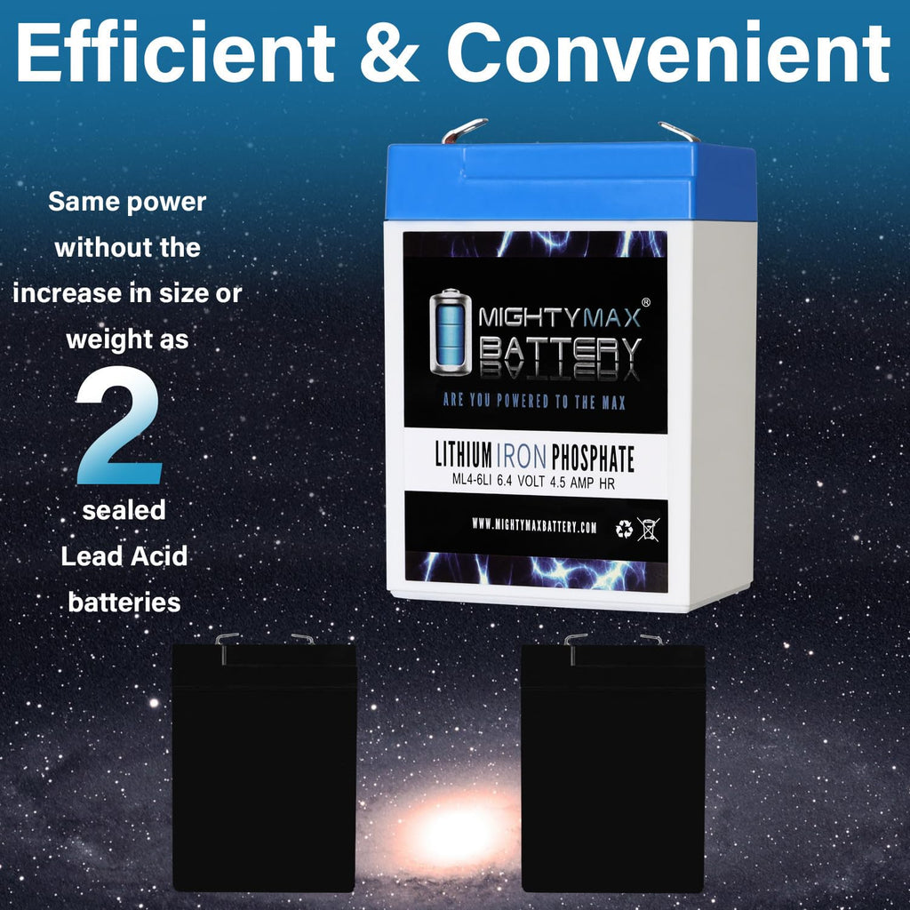 6V 4.5AH Lithium Replacement Battery J46214