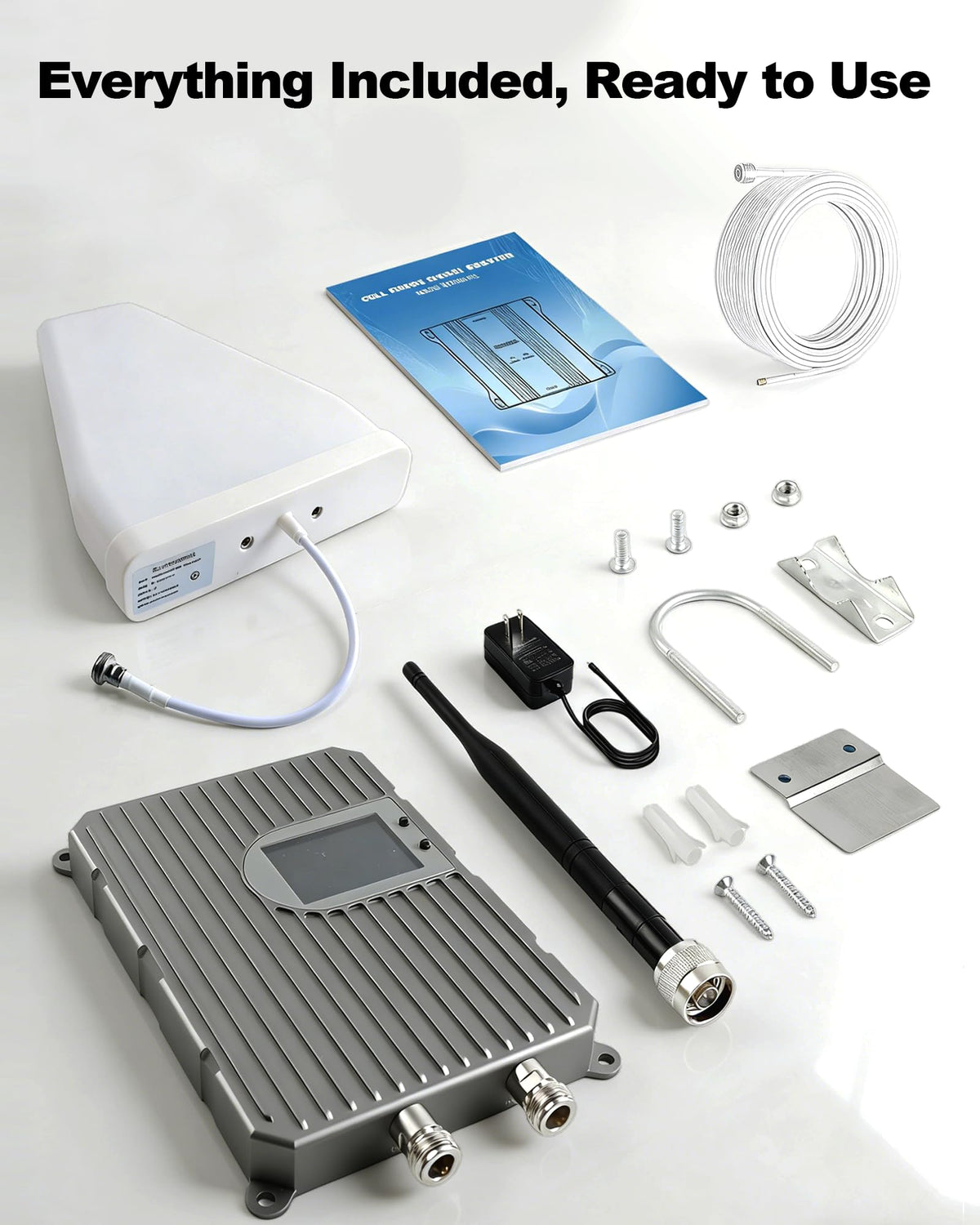Cell Phone Signal Booster Up to 3000 Sq.Ft 4G LTE 5G Cellular Repeater E729420