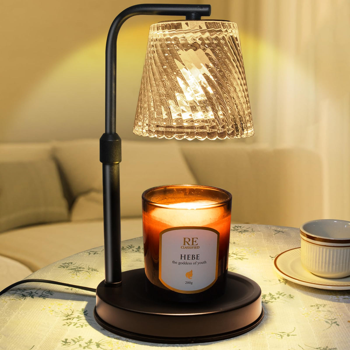 Candle Warmer Lamp with Timer Dimmable S32613