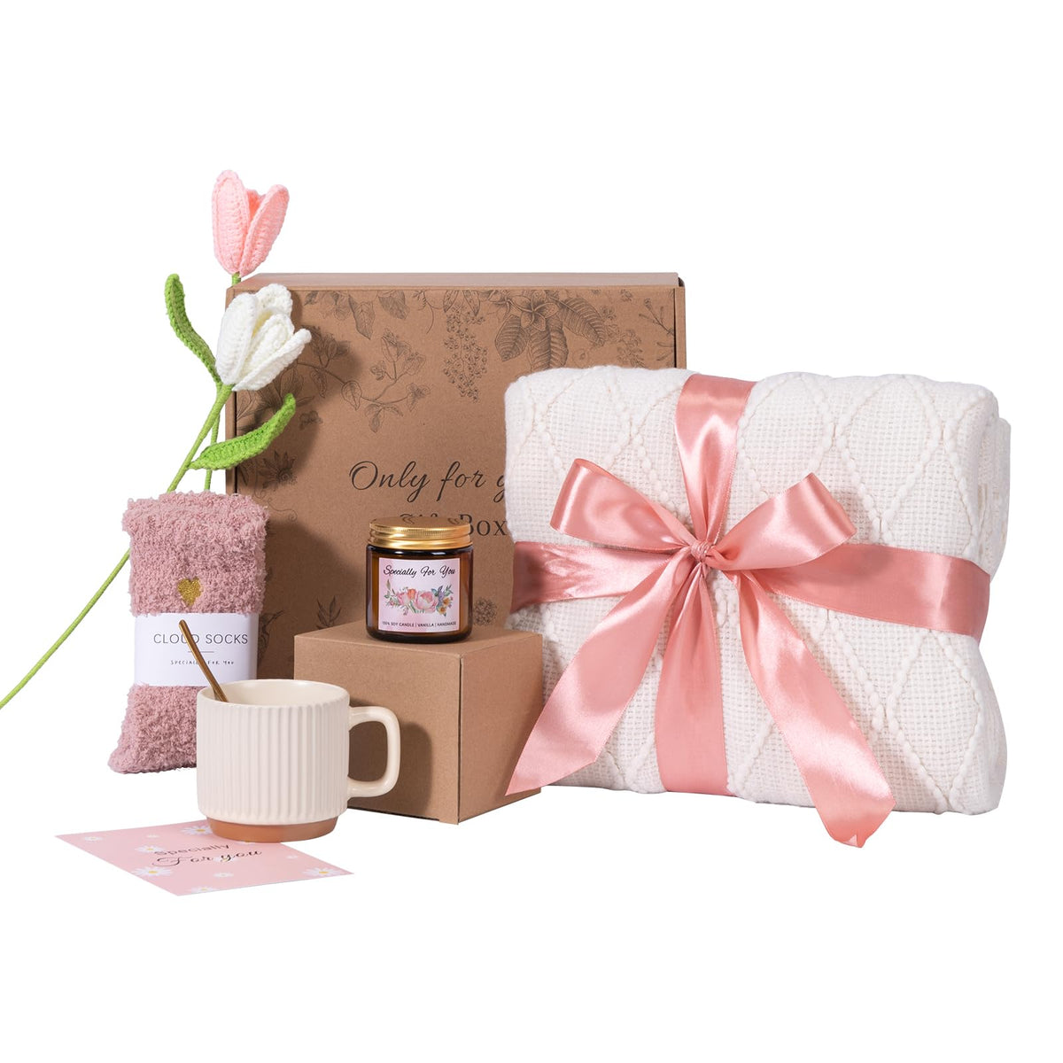 Pink Self Care Package Box E5092