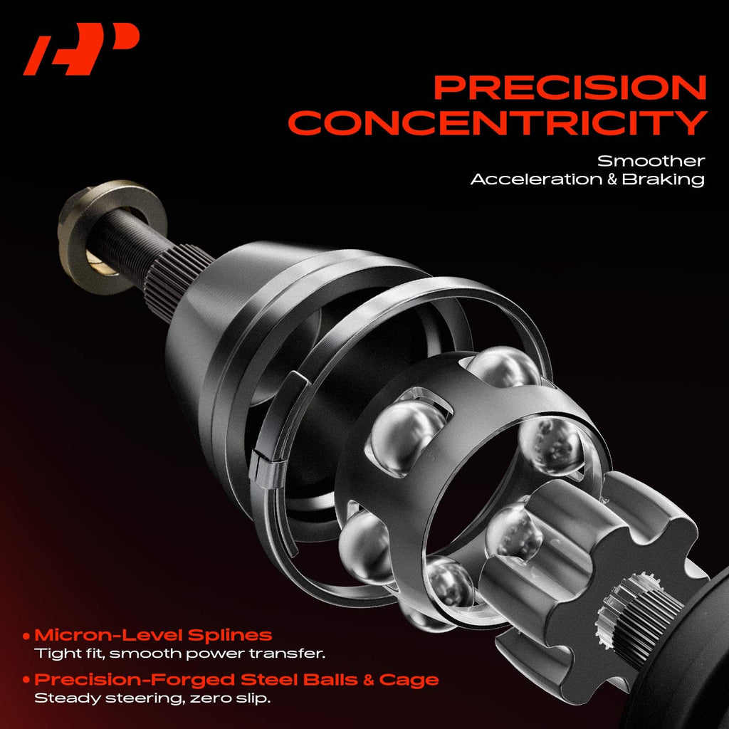 Set of 2 Front CV Axle Shaft Assembly S140