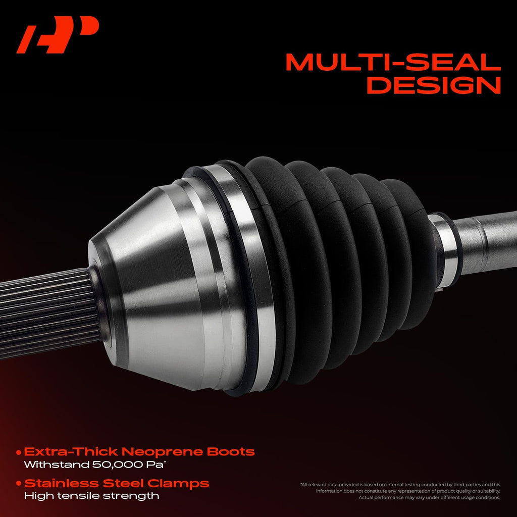Set of 2 Front CV Axle Shaft Assembly S140