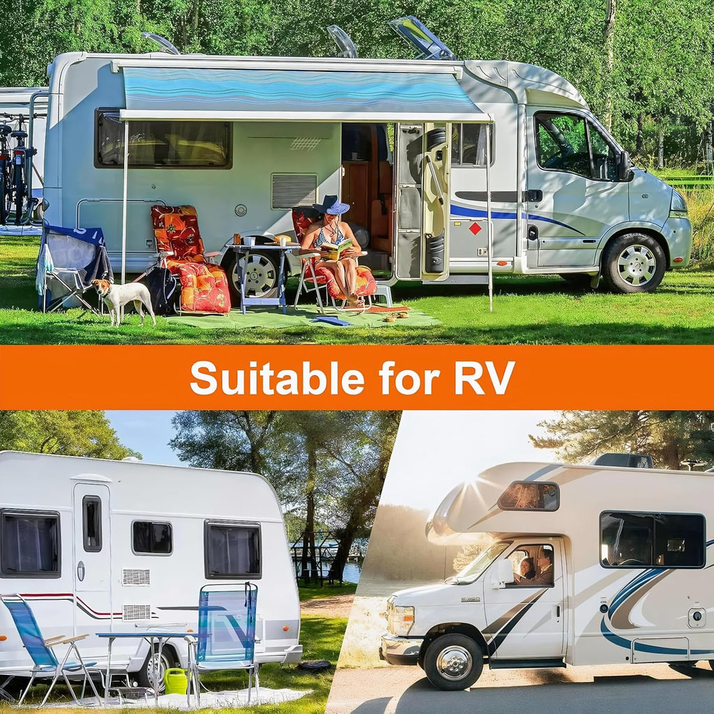 Heavy Duty Waterproof UV Resistant RV Roof Cover Y4378