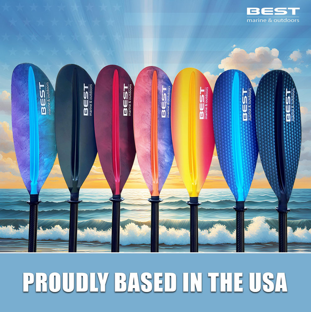 Carbon Fiber 2-Piece Kayak Paddle I47821