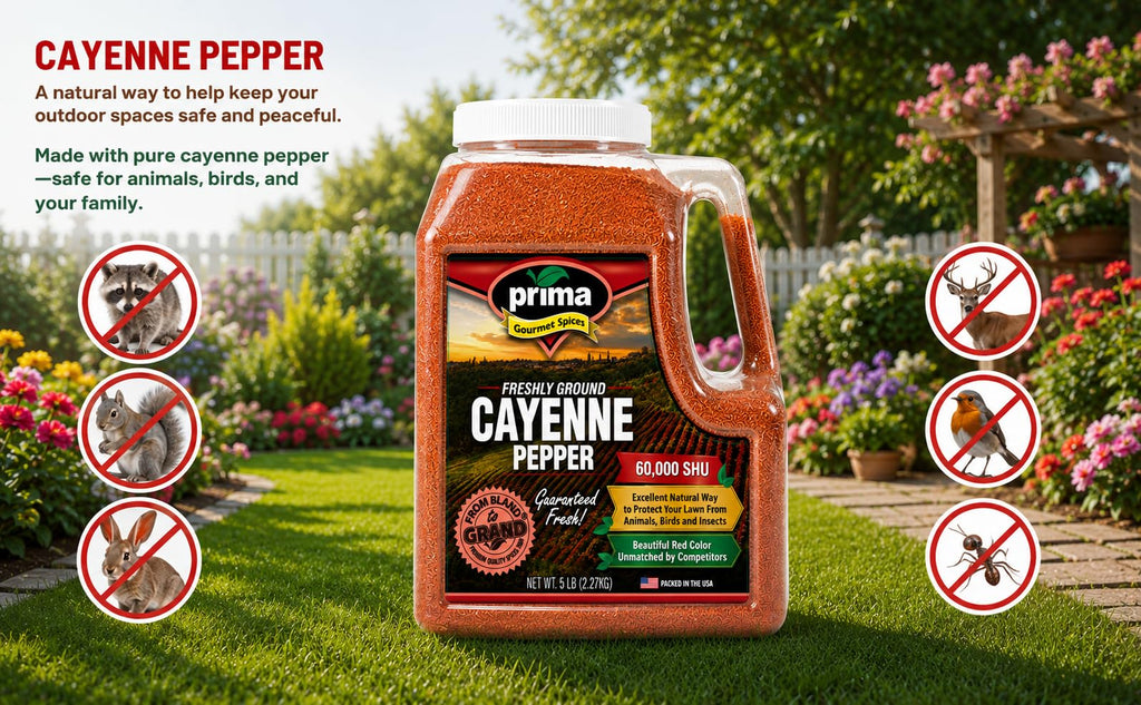 Cayenne Pepper Powder 5 LBS Bulk Kitchen Jug 60,000 SHU Extra Hot All Natural Gluten Free Red Ground Pepper N54448