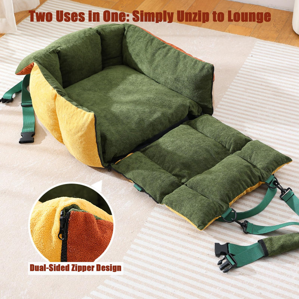 2-in-1 Dog Car Seat for Small Dogs T710