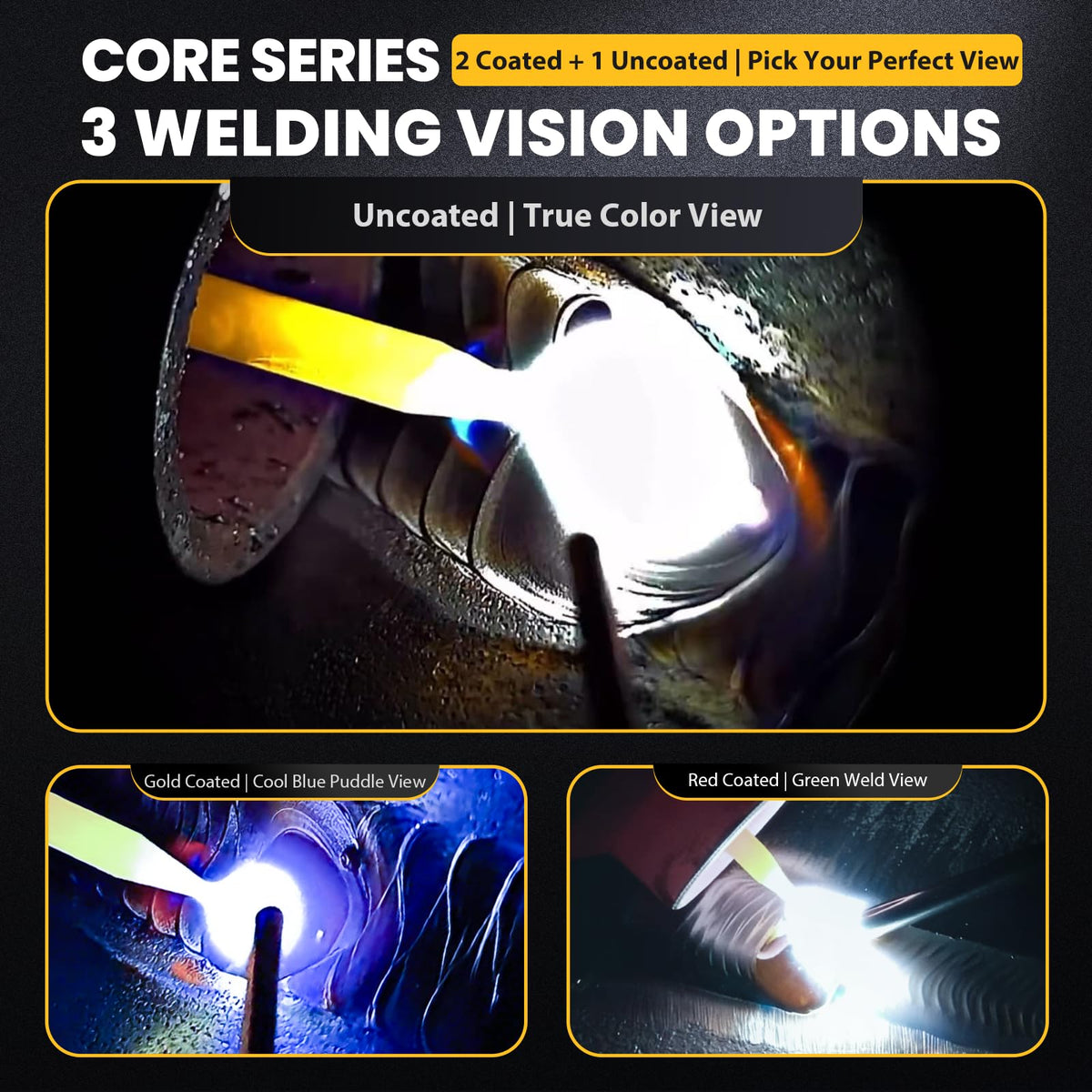 Auto Darkening Welding Lens 2"x4 1/4" True Color V11969