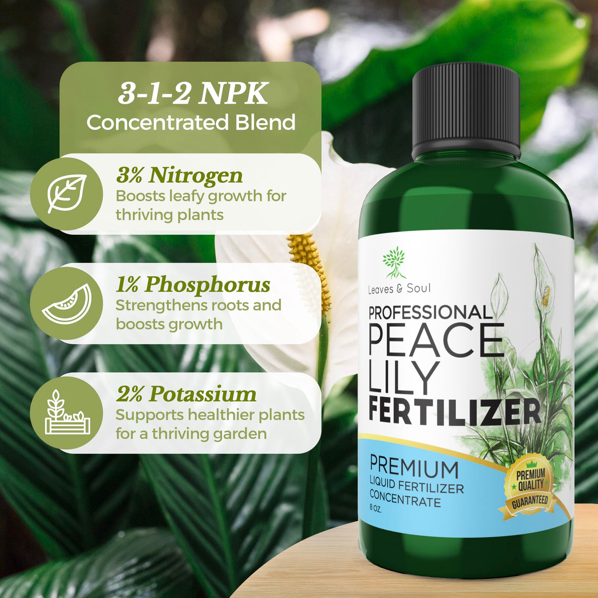 Liquid 3-1-2 Concentrate Fertilizer 8 oz E3515