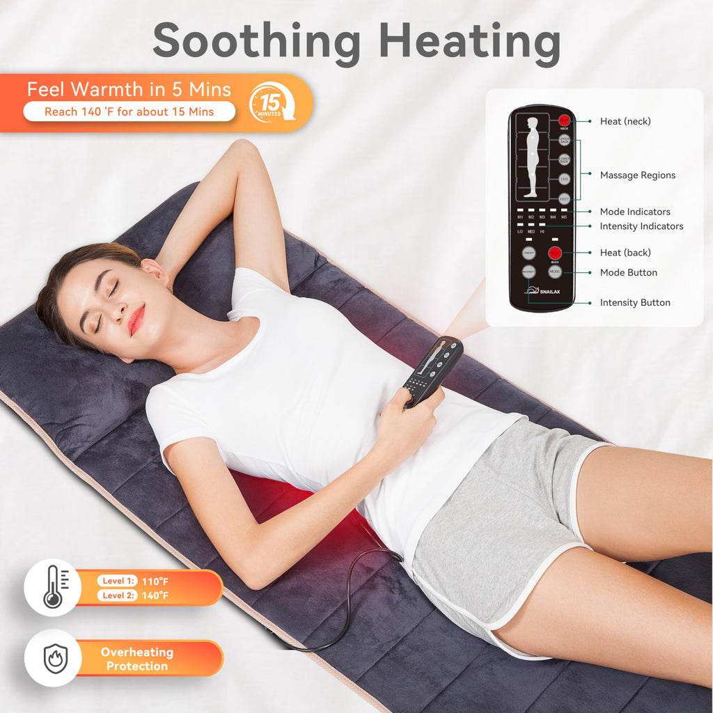 Full Body Massage Mat with Heat C13004