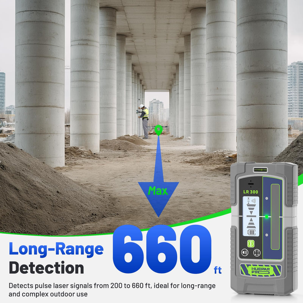 LCD LED Laser Detector Green Red Beams Outdoor IP65 Magnet Clamp J703185