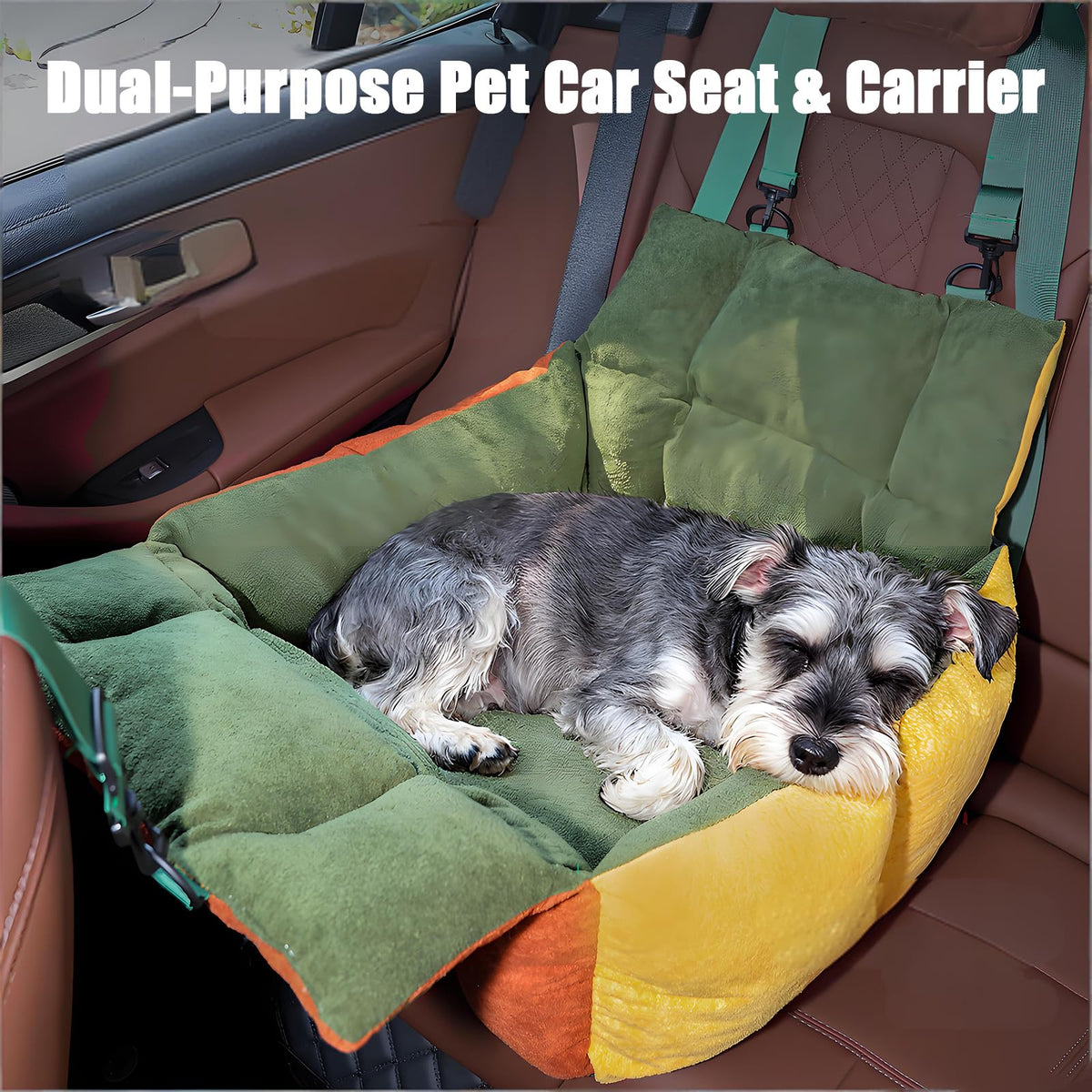 2-in-1 Dog Car Seat for Small Dogs T710