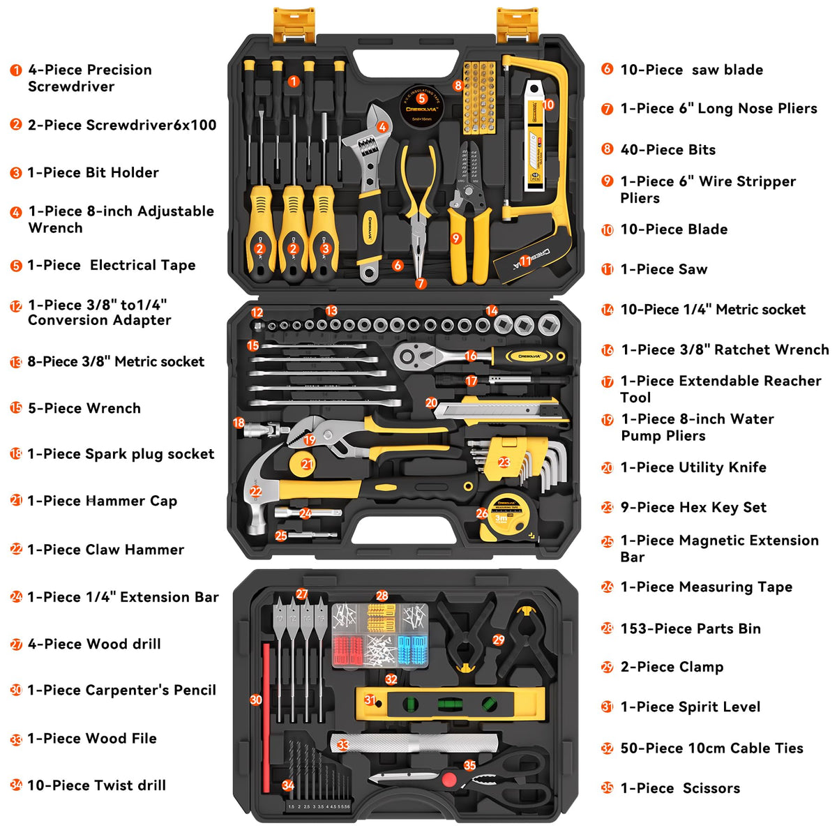 339 Piece Tool Set K5398