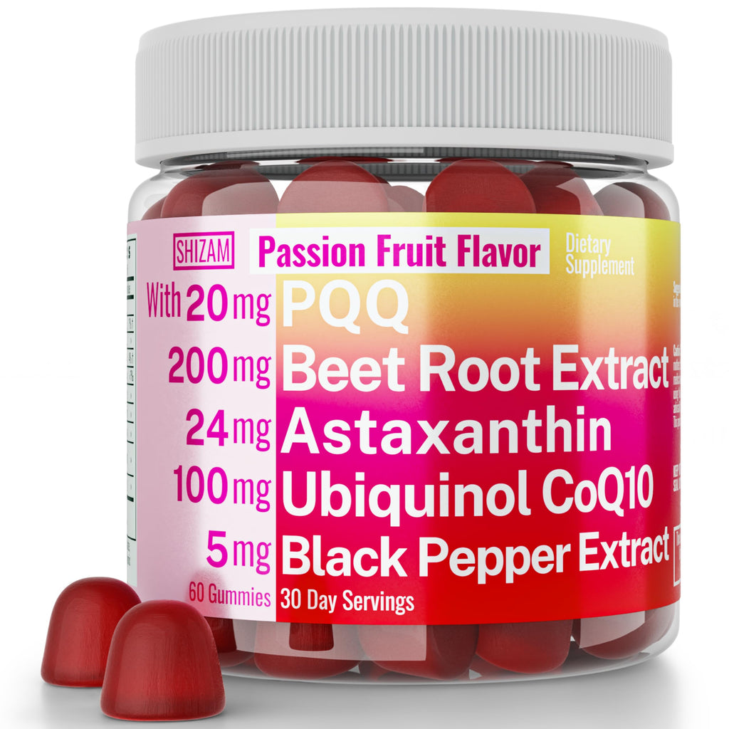 Ubiquinol CoQ10 PQQ Astaxanthin Beets Gummies P106