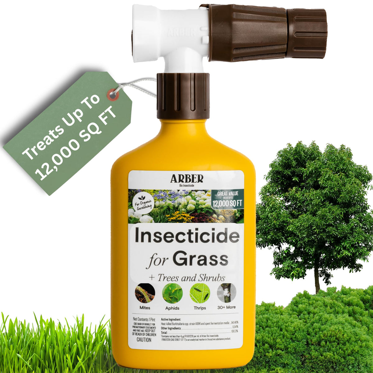Organic Grub Killer & Lawn Insecticide 16 oz S3965