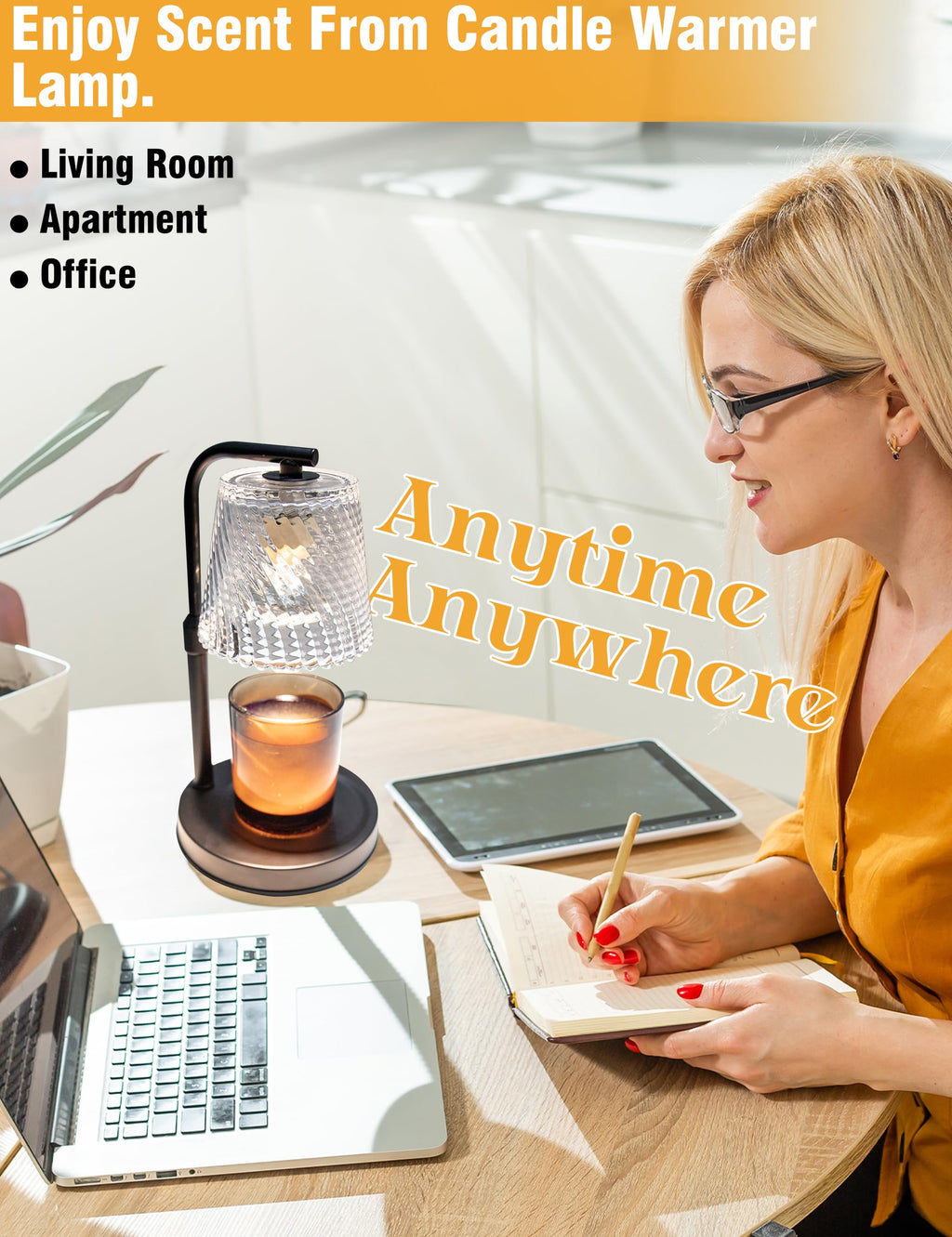 Candle Warmer Lamp with Timer Dimmable S32613