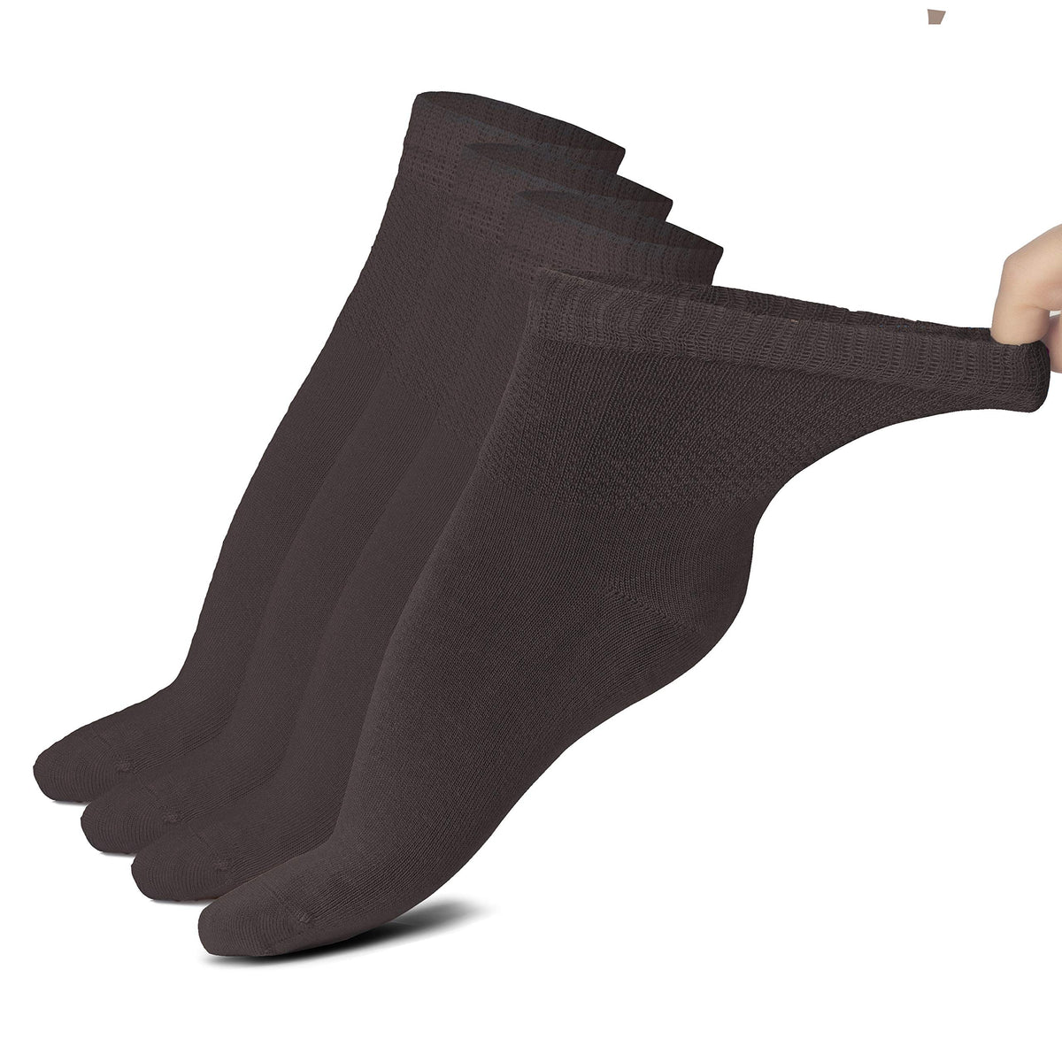Seamless Toe 4 Pack Rayon From Bamboo Ankle Socks P896172