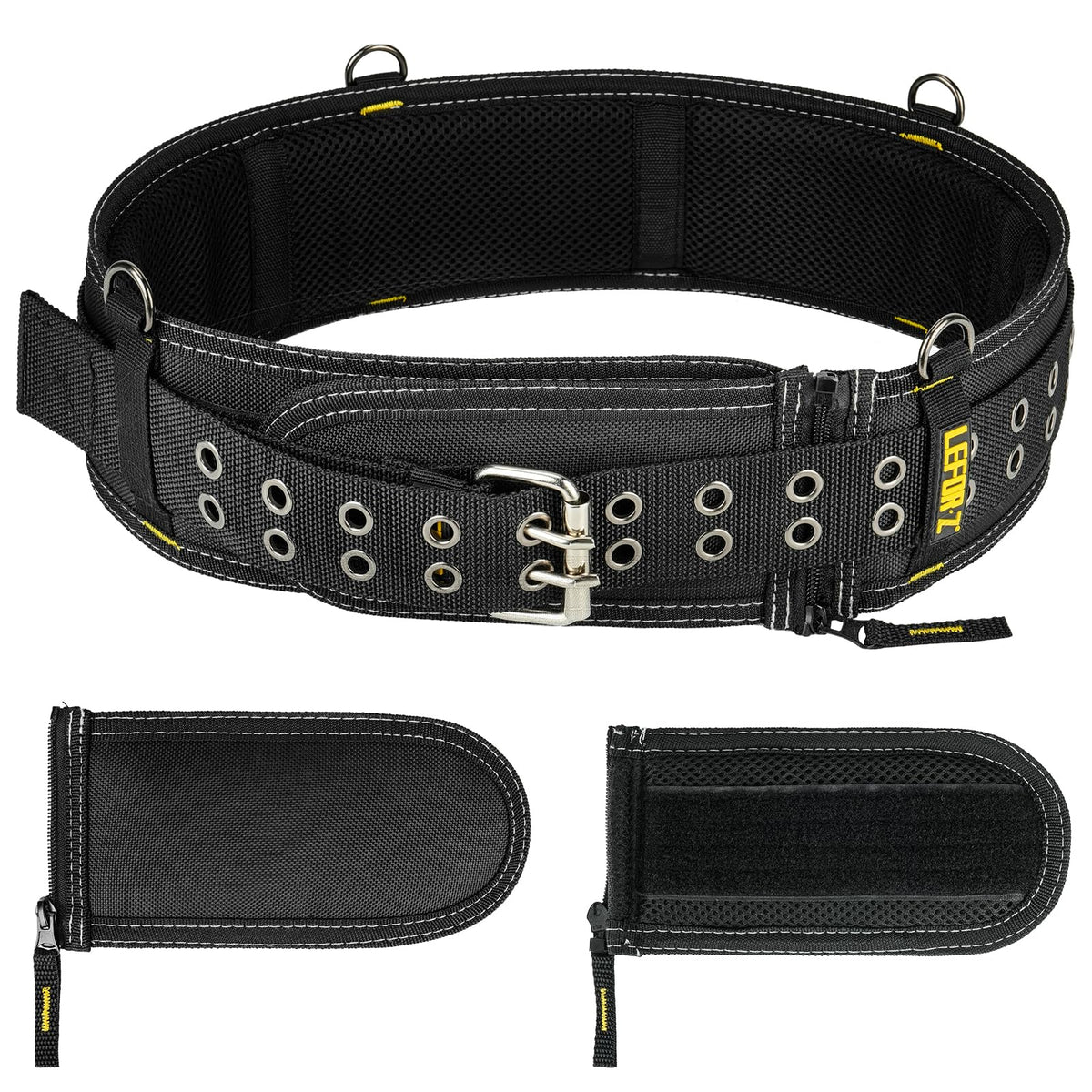4-Inch Padded Heavy Duty Tool Belt with Suspenders T458814
