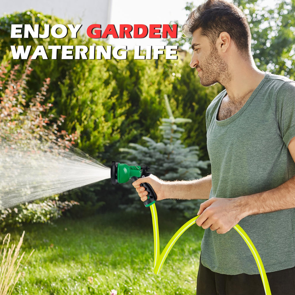 100FT x 5/8" Lightweight Hybrid Rubber Garden Hose H90039