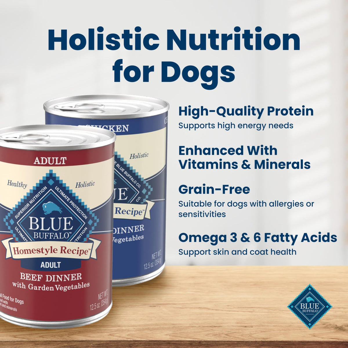 Wet Dog Food 12.5 oz 6 ct E4611