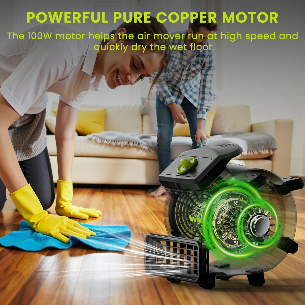 550 CFM Floor Dryer Blower Fan T6050