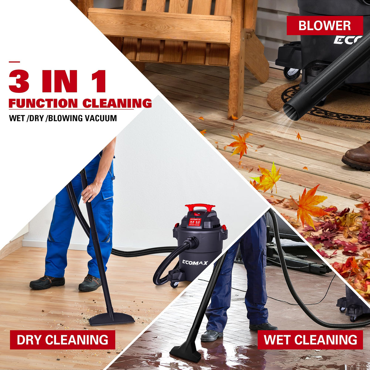 6 Gallon 4 HP Wet Dry Shop Vac A287