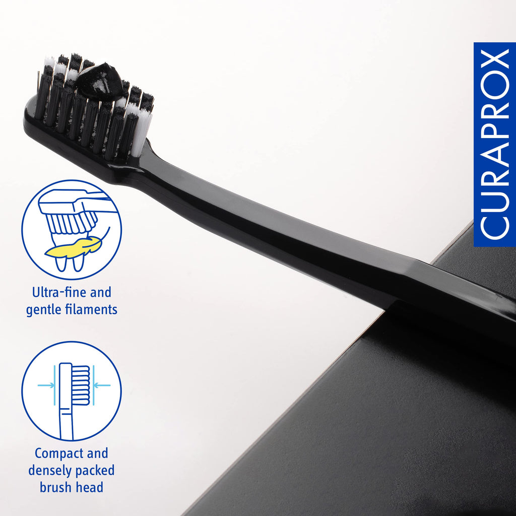 Black 2-Pack Toothbrush D769