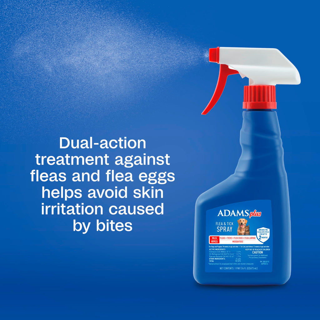 Flea and Tick Spray for Dogs & Cats 16 Fl Oz E5553